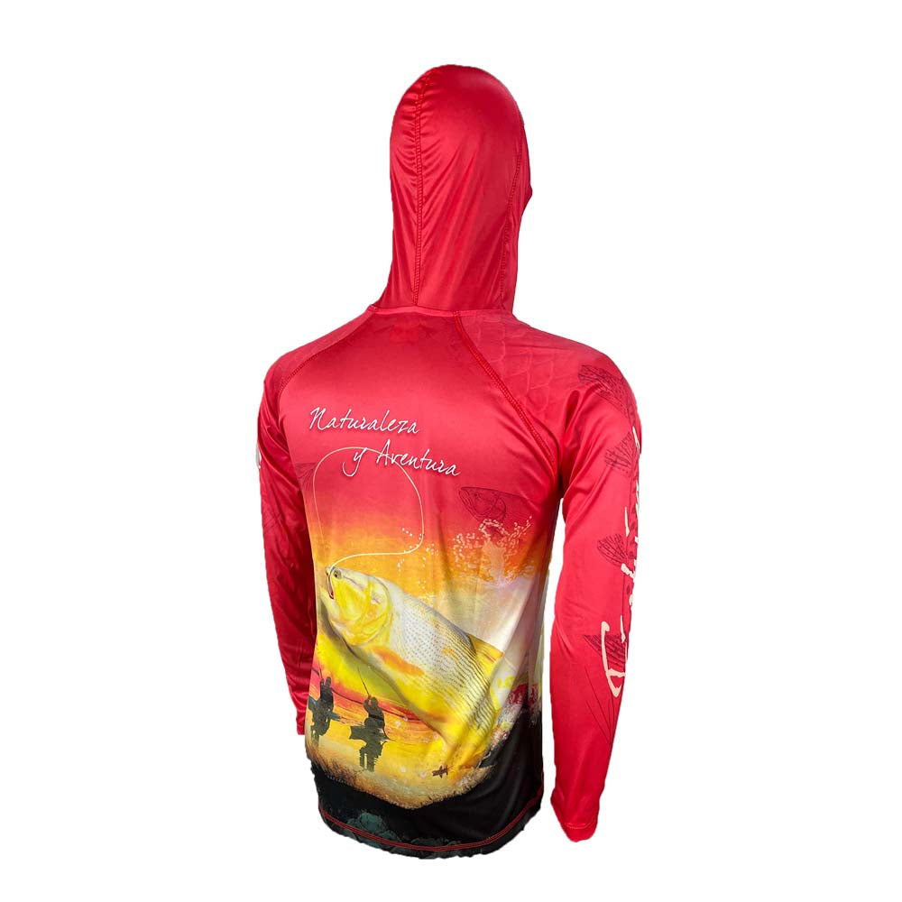 Remera de pesca con estampa