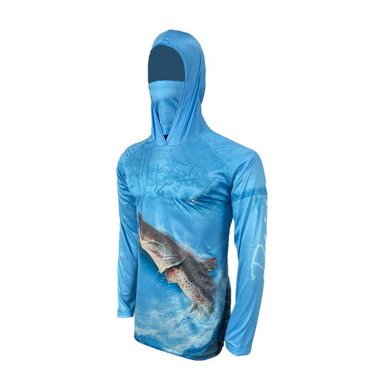 Remera de pesca con estampa