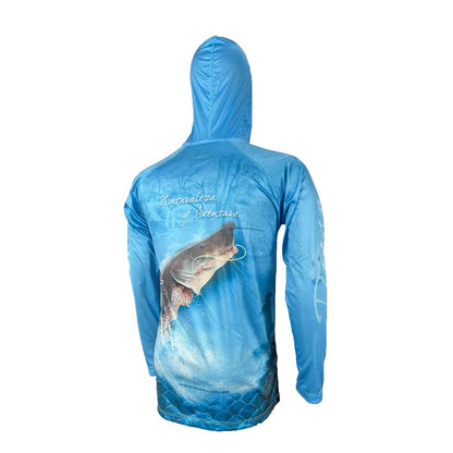 Remera de pesca con estampa
